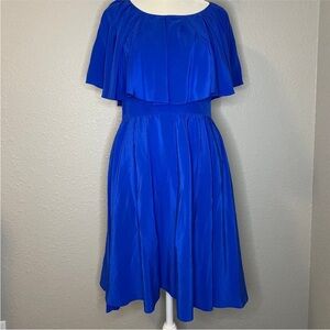 Cynthia Steffe Royal Blue Midi Dress